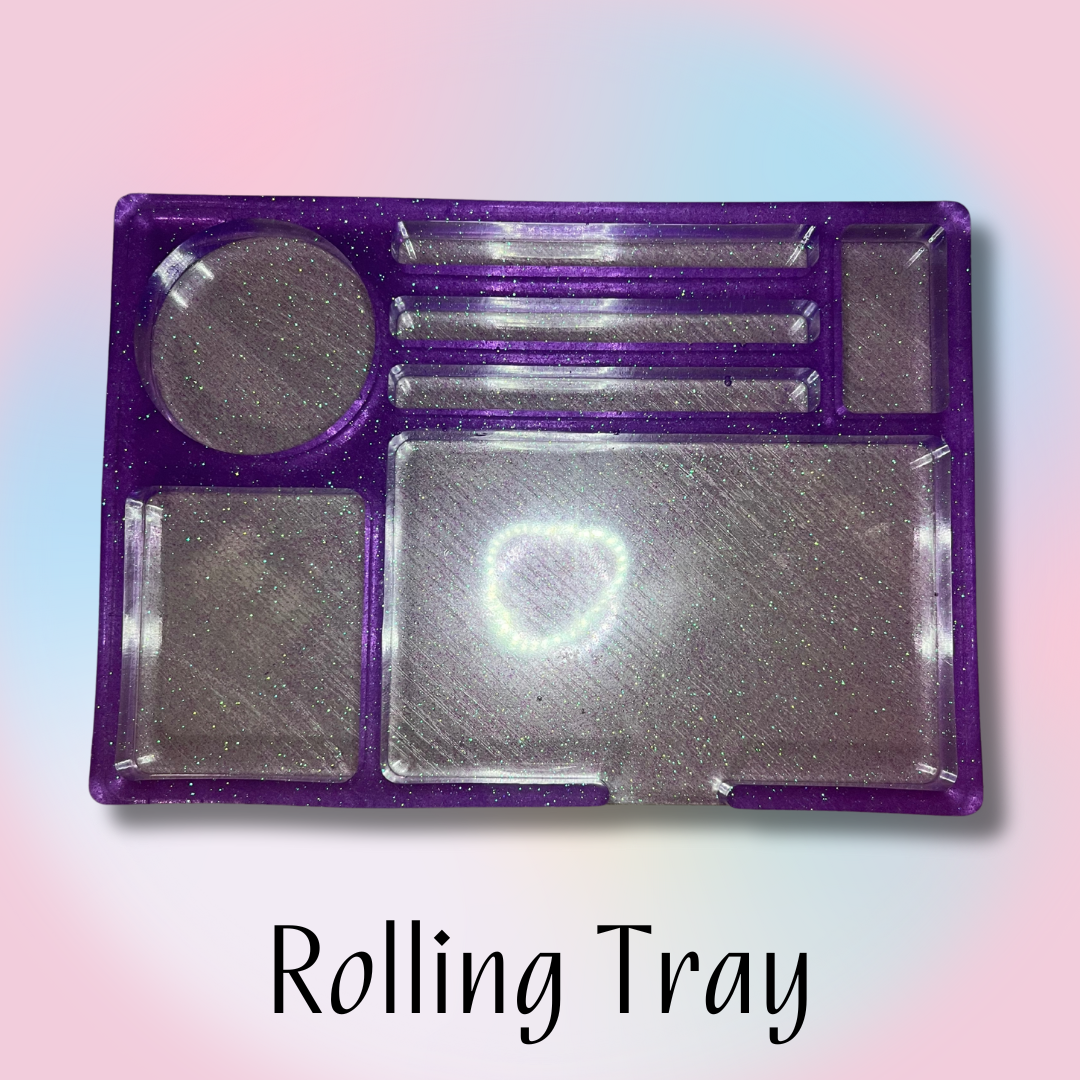 PURPLE ROLLING TRAY